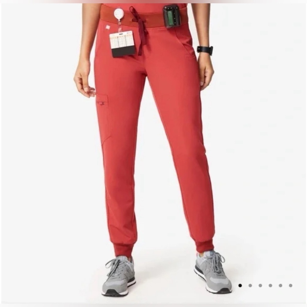 Figs Zamora Jogger Scrub Pants XSP Clay Limited Edition Slim Fit Workwear Pocket